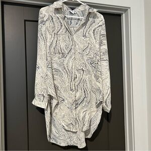 Princess Polly Long Sleeve Button Up Cream Blouse